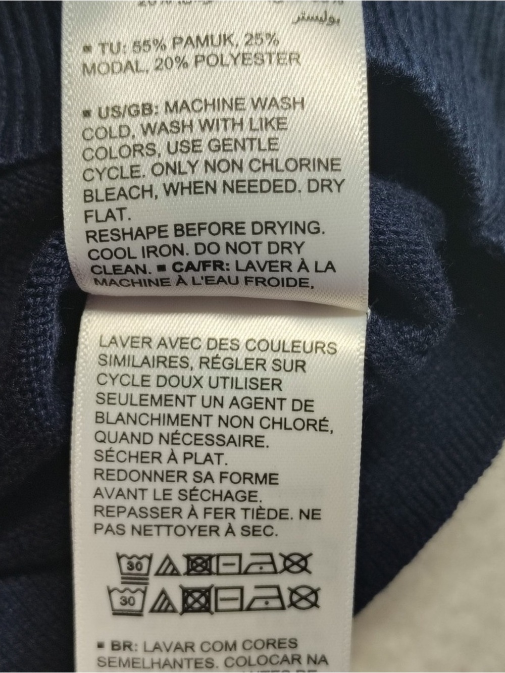 Amazon Essentials Navy V-Neck Button Front Cardigan - Picture 6 of 6